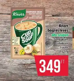 Coop Knorr Cup a Soup ajánlat