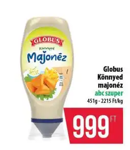 Coop Globus könnyed majonéz ajánlat