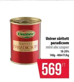Coop Univer Sűrített paradicsom ajánlat