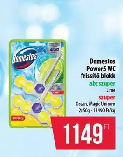 Coop Domestos Power5 WC frissítő blokk ajánlat
