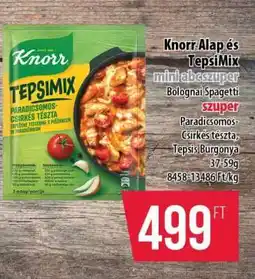 Coop Knorr Alap és TepsiMix ajánlat