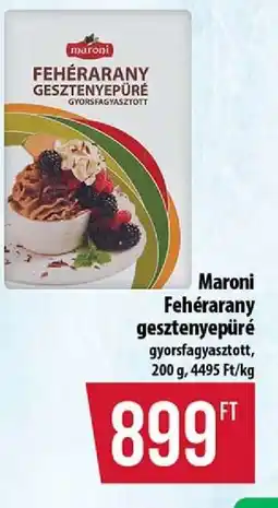 Coop Maroni Fehérarany gesztenyepüré ajánlat