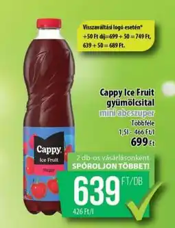 Coop Cappy Ice Fruit gyümölcsital ajánlat