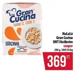 Coop Hulala Gran Cucina UHT főzőkrém ajánlat
