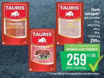 Coop TAURIS FELVÁGOTT ajánlat