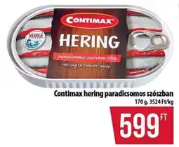 Coop Contimax hering paradicsomos szószban ajánlat