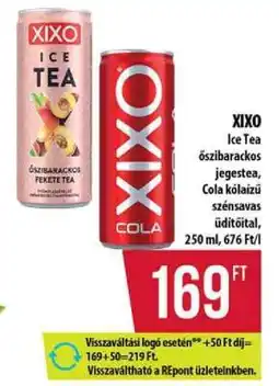 Coop XIXO Ice Tea, Cola ajánlat