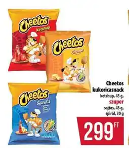 Coop Cheetos kukoricasnack ajánlat