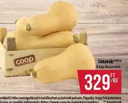 Coop Sütőtök ajánlat
