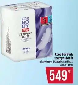 Coop Coop For Body szárnyas betét ajánlat