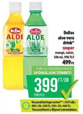 Coop Dellos aloe vera drink ajánlat