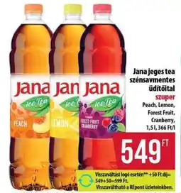 Coop Jana jeges tea ajánlat