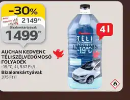 Auchan AUCHAN TÉLISZÉLVÉDŐMOS FOLYADÉK ajánlat