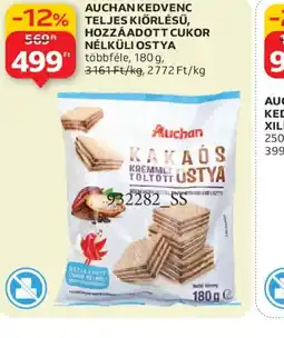 Auchan AUCHAN TELJES KIŐRLÉSŰ OSTYA ajánlat