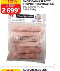 Auchan AUCHAN KEDVENC NYELVHALFILÉ ajánlat