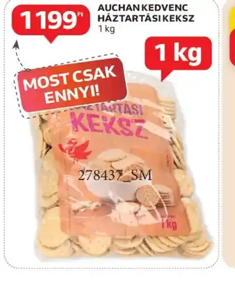 Auchan AUCHAN KEDVENC HÁZTARTÁSI KEKSZ ajánlat