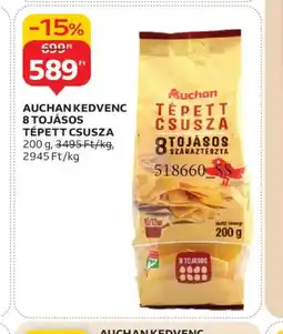 Auchan AUCHAN 8 TOJÁSOS TÉPETT CSUSZA ajánlat