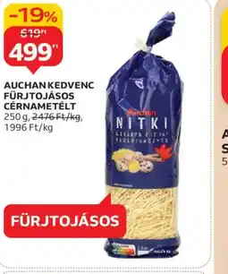 Auchan AUCHAN FÜRJTOJÁSOS CÉRNAMÉLTÉLT ajánlat