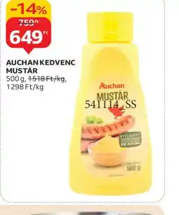Auchan AUCHAN MUSTÁR ajánlat