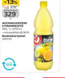 Auchan AUCHAN KEDVENC CITROMÍZESÍTŐ ajánlat