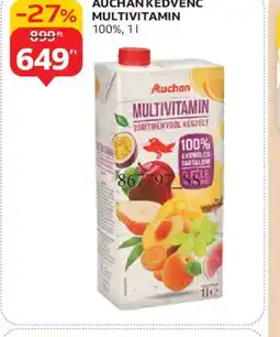 Auchan AUCHAN MULTIVITAMIN ajánlat