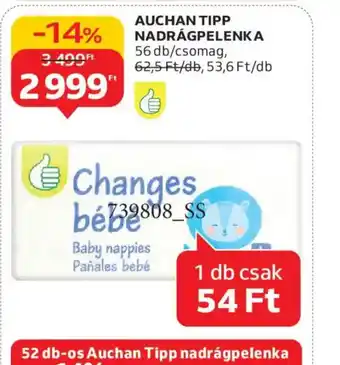 Auchan AUCHAN TIPP NADRÁGPELENKA ajánlat