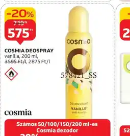 Auchan COSMIA DEOSPRAY ajánlat