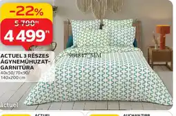 Auchan ACTUEL 3 RÉSZES ÁGYNEMŰHUZAT-GARNITÚRA ajánlat