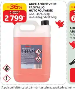 Auchan AUCHAN KEDVENC HŰTŐFOLYADÉK ajánlat