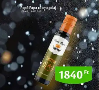 Pepó Papa tökmagolaj