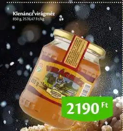 EcoFamily Klenáncz Virágméz ajánlat