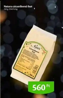 EcoFamily Natura csicseriborsó liszt ajánlat