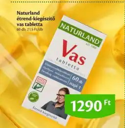 EcoFamily Naturland étrend-kiegészítő vas tabletta ajánlat
