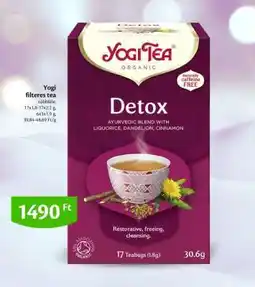 EcoFamily Yogi filteres tea ajánlat