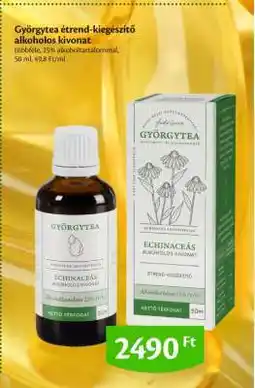 EcoFamily Györgytea étrend-kiegészítő alkoholos kivonat ajánlat