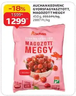 Auchan Auchan Kedvenc Gyorsfagyasztott Magozott Meggy ajánlat