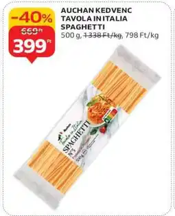 Auchan AUCHAN KEDVENC TAVOLA IN ITALIA SPAGHETTI ajánlat