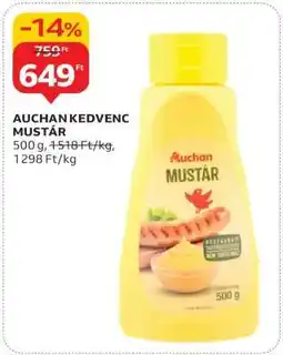 Auchan AUCHAN KEDVENC MUSTÁR ajánlat
