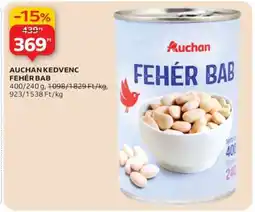 Auchan AUCHAN KEDVENC FEHÉR BAB ajánlat