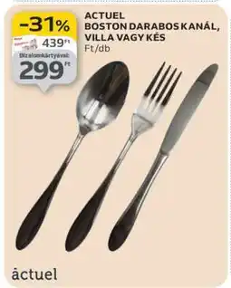 Auchan ACTUEL BOSTON DARABOS KANÁL, VILLA VAGY KÉS ajánlat