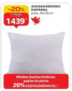 Auchan Auchan Kedvenc Kispárna ajánlat