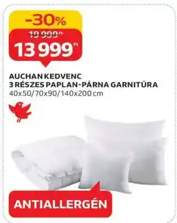 Auchan AUCHAN KEDVENC 3 RÉSZES PAPLAN-PÁRNA GARNITÚRA ajánlat