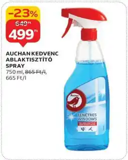 Auchan AUCHAN KEDVENC ABLAKTISZTÍTÓ SPRAY ajánlat