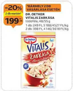 Auchan DR OETKER Vitalis zabkása ajánlat