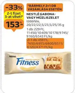Auchan NESTLÉ Gabona- vagy Müzliszelet ajánlat