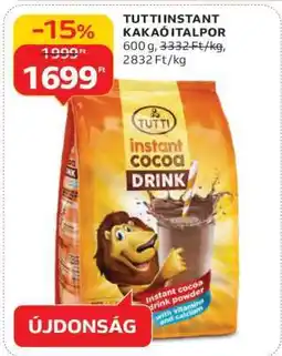 Auchan TUTTI Instant kakaóitalpor ajánlat
