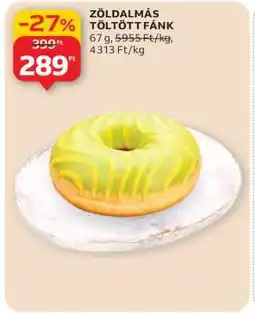 Auchan Zöldalmás Töltött Fánk ajánlat