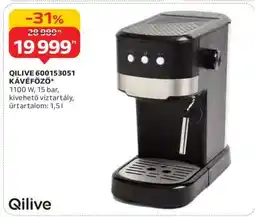 Auchan QILIVE 600153051 KÁVÉFŐZŐ ajánlat