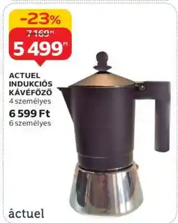 Auchan ACTUEL INDUKCIÓS KÁVÉFŐZŐ ajánlat