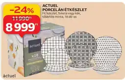Auchan ACTUEL PORCELÁN ÉTKÉSZLET ajánlat